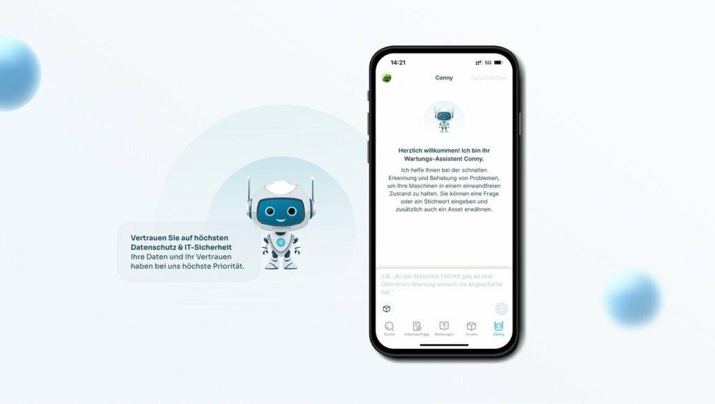 Abbildung von der interaktive Assistent Conny